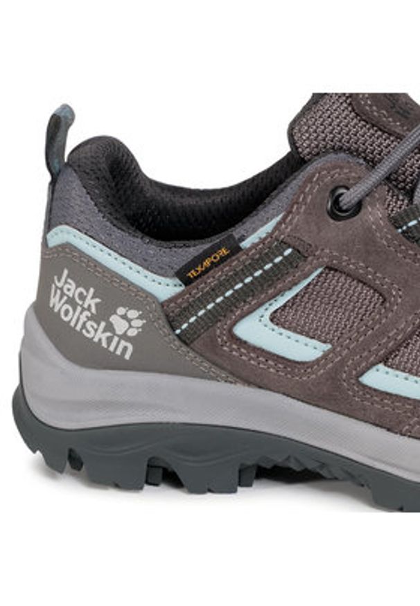 Jack Wolfskin Trekkingi Vojo 3 Texapore Low W 4042451 Szary. Kolor: szary. Materiał: materiał