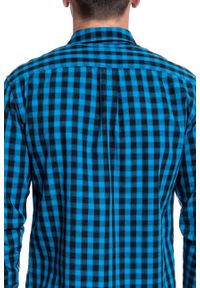Wrangler - MĘSKA KOSZULA WRANGLER LS 1 PKT SHIRT DIRECTOIRE BLUE W5A14MXKL 112129960 #5