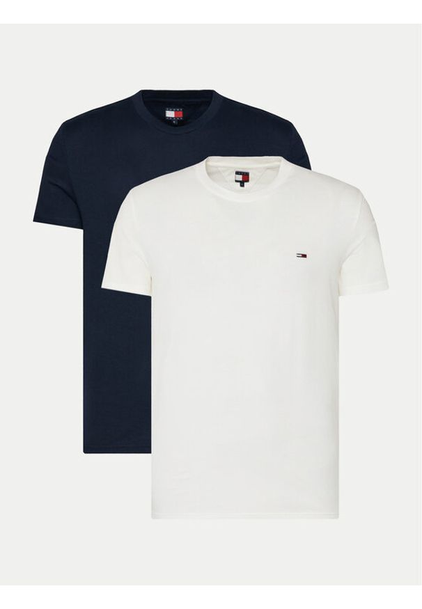 Tommy Jeans Komplet t-shirtów DM0DM20687 Kolorowy Slim Fit. Materiał: bawełna. Wzór: kolorowy