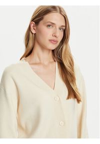 Vero Moda Kardigan Gold Art 10332210 Beżowy Regular Fit. Kolor: beżowy. Materiał: syntetyk