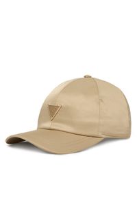 Guess Czapka z daszkiem AW5396 POL01 Beżowy. Kolor: beżowy. Materiał: poliester, materiał