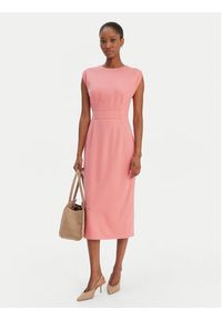 BOSS Sukienka koktajlowa Detira 50551898 Różowy Slim Fit. Kolor: różowy. Materiał: syntetyk. Styl: wizytowy #3
