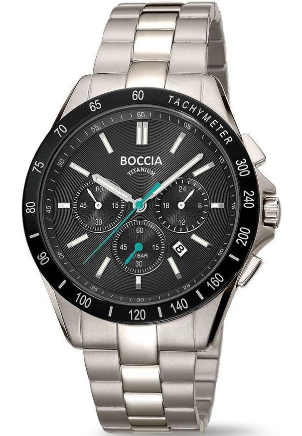 Zegarek Boccia Titanium Zegarek Męski Boccia Titanium Chronograph 3733-03 (42 mm)