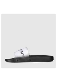 Givenchy - GIVENCHY Transparentne klapki damskie z czarną podeszwą. Kolor: czarny #3