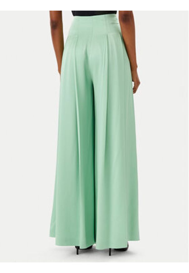 BOSS Spodnie palazzo Tetosa 50540618 Zielony Relaxed Fit. Kolor: zielony. Materiał: syntetyk