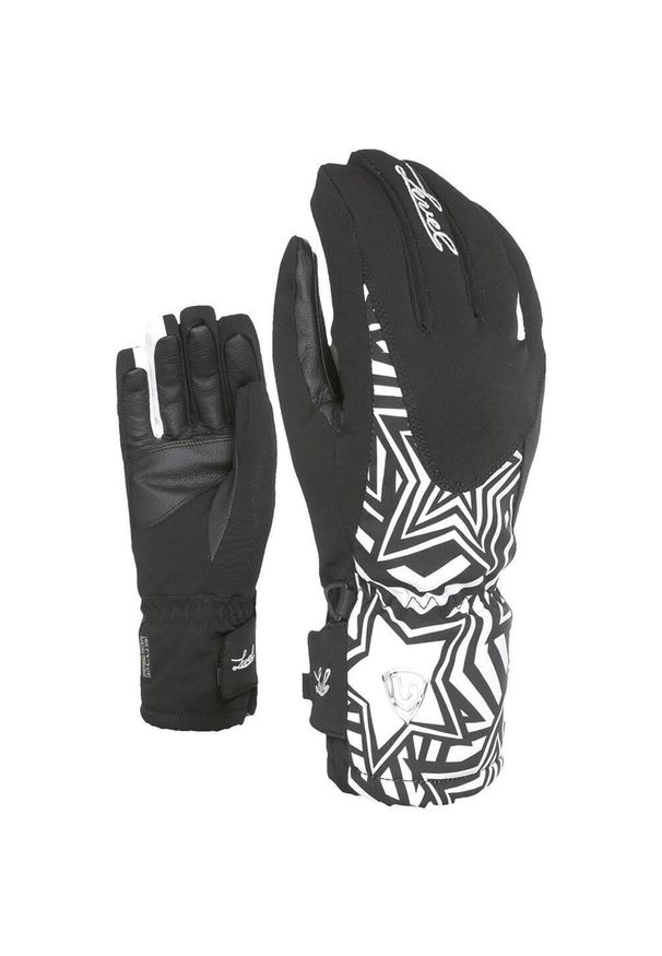 Rękawice narciarskie damskie Level Alpine W Ninja. Kolor: czarny. Sezon: zima. Sport: narciarstwo