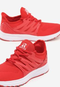 Born2be - Czerwone Buty Sportowe Safeguard. Kolor: czerwony #2