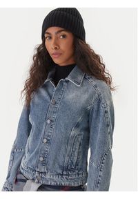 G-Star RAW - G-Star Raw Kurtka jeansowa Kitoh 3D D26776 E207 Niebieski Regular Fit. Kolor: niebieski. Materiał: bawełna #3