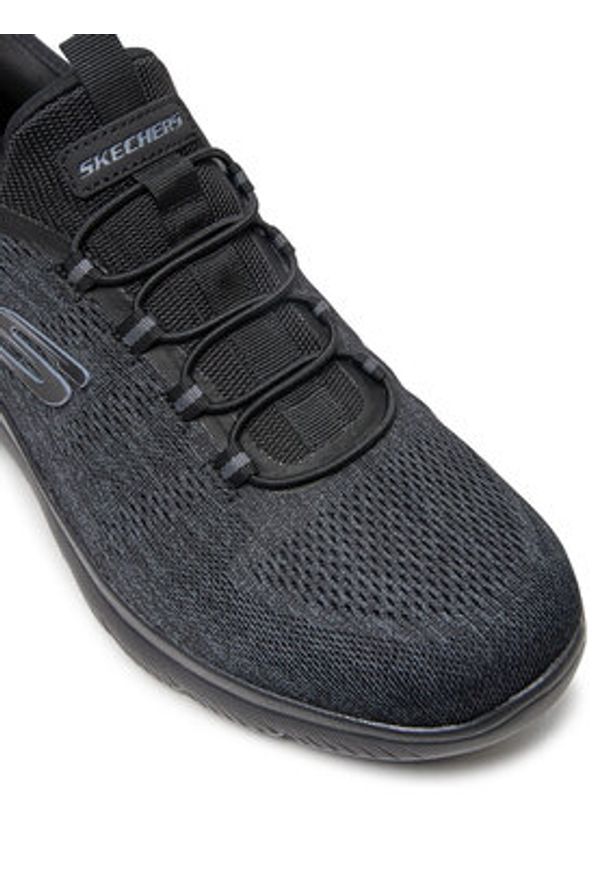 skechers - Skechers Sneakersy Key Pace 232469 BBK Czarny. Kolor: czarny. Materiał: materiał