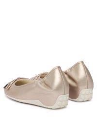 HÖGL Baleriny 1-103711 Złoty. Kolor: złoty. Materiał: skóra #3