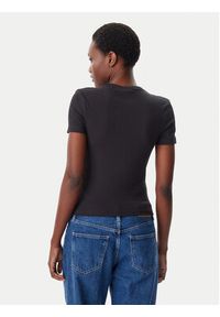 Calvin Klein Jeans T-Shirt J20J225245 Czarny Slim Fit. Kolor: czarny. Materiał: bawełna #5