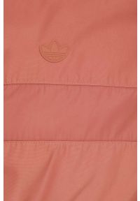 adidas Originals kurtka damska kolor pomarańczowy zimowa oversize. Kolor: pomarańczowy. Materiał: materiał. Sezon: zima #5