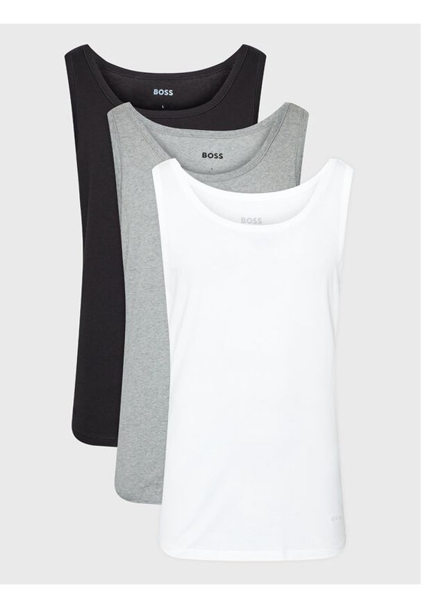 BOSS Komplet tank topów 50475278 Kolorowy Regular Fit. Materiał: bawełna. Wzór: kolorowy