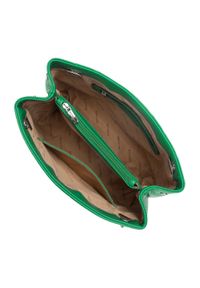 Wittchen - Torebka worek z przeszyciami na łańcuszku zielona. Kolor: zielony. Wzór: haft. Dodatki: z haftem. Materiał: skórzane. Styl: rockowy, casual, elegancki #6