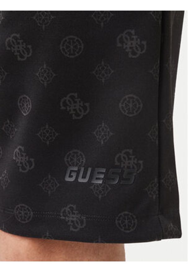 Guess Szorty sportowe Z6GD03 K2851 Czarny Regular Fit. Kolor: czarny. Materiał: syntetyk. Styl: sportowy