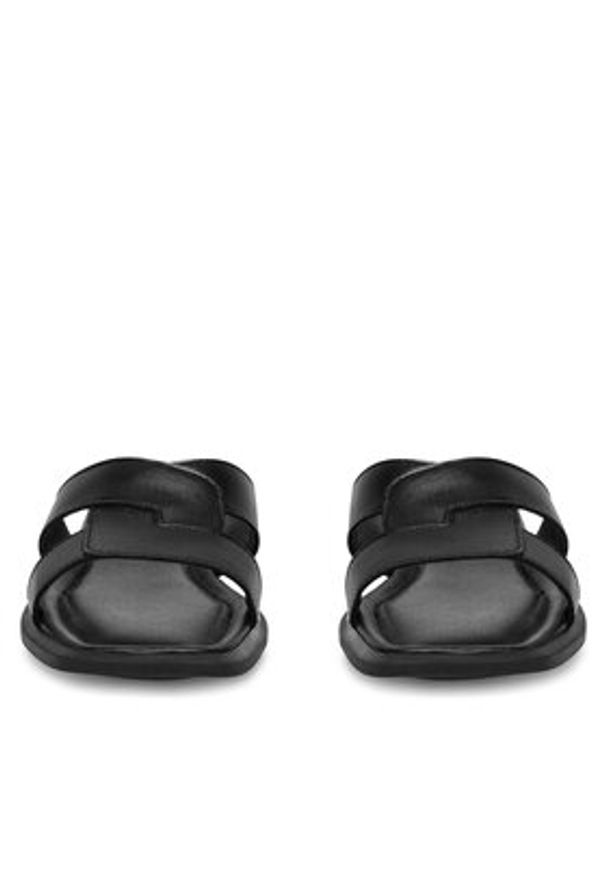 Gino Rossi Klapki HAVANA-253921N Czarny. Kolor: czarny. Materiał: skóra