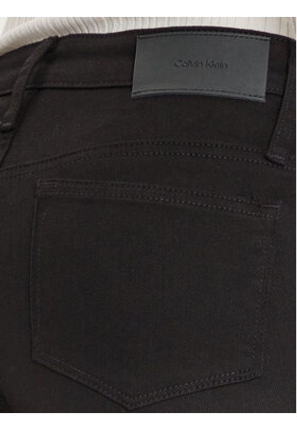 Calvin Klein Jeansy K20K207610 Czarny Flare Fit. Kolor: czarny