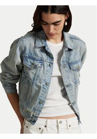 Polo Ralph Lauren Kurtka jeansowa 211969393001 Niebieski Regular Fit. Typ kołnierza: polo. Kolor: niebieski. Materiał: bawełna #4