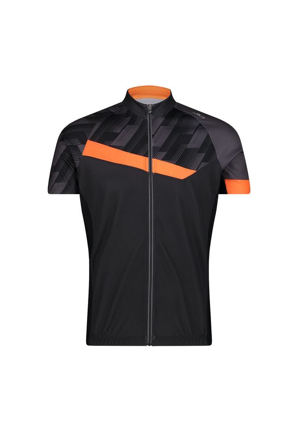 Jersey CMP. Kolor: szary, wielokolorowy, brązowy. Materiał: jersey. Sport: kolarstwo