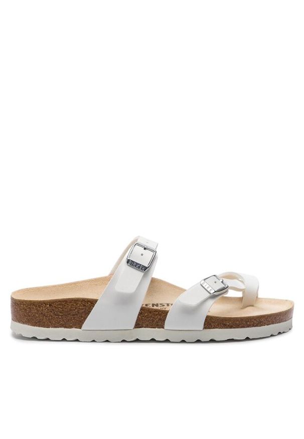 Birkenstock Japonki Mayari 0071053 Biały. Kolor: biały. Materiał: skóra