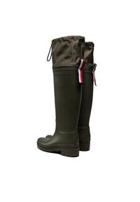 TOMMY HILFIGER - Tommy Hilfiger Kalosze Overknee Rainboot FW0FW06778 Khaki. Kolor: brązowy #3