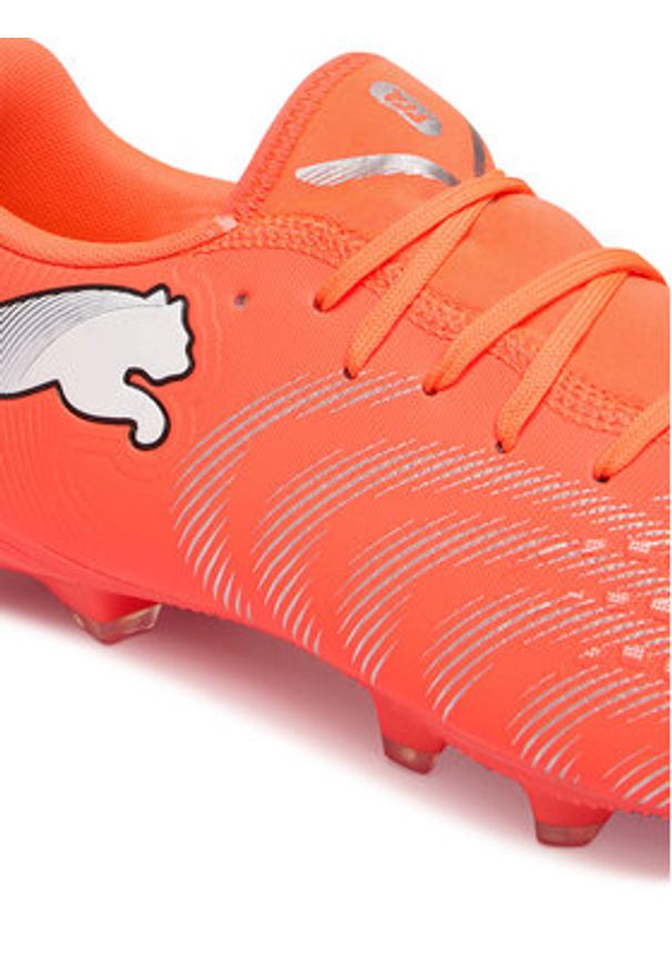 Puma Buty do piłki nożnej Future 9 Play Fg/Ag 108715 01 Pomarańczowy. Kolor: pomarańczowy. Materiał: skóra