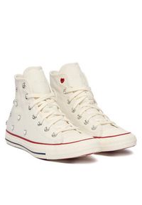 Converse Trampki Chuck Taylor All Star Hearts A19055C Biały. Kolor: biały. Materiał: materiał #3