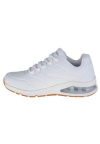 skechers - Buty do chodzenia damskie Skechers Uno 2 Air Around You. Zapięcie: sznurówki. Kolor: biały. Materiał: materiał, syntetyk, tkanina. Szerokość cholewki: normalna. Sport: turystyka piesza
