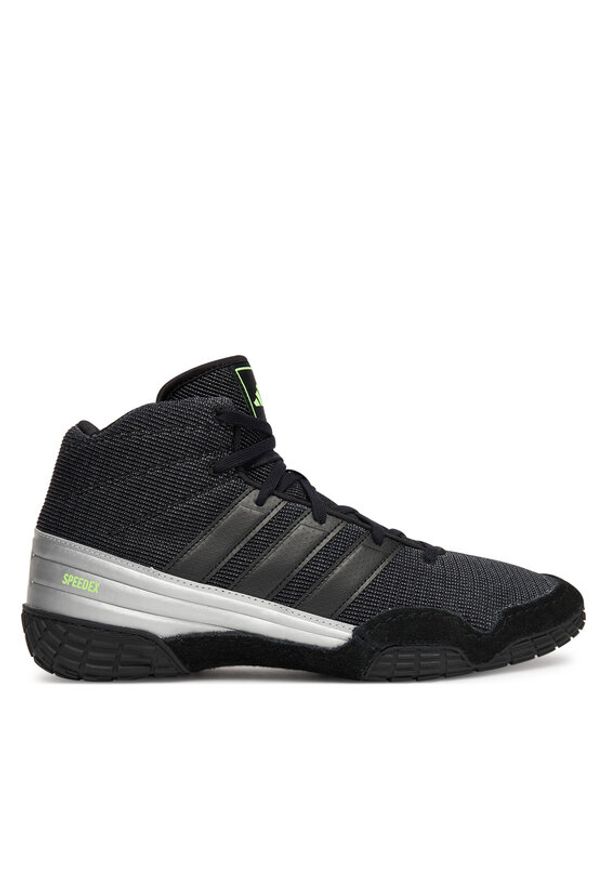 Adidas - adidas Buty bokserskie Speedex Wrestling Boots JQ4981 Czarny. Kolor: czarny. Materiał: materiał