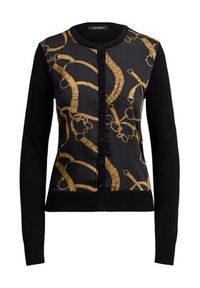 Lauren Ralph Lauren - LAUREN RALPH LAUREN Kardigan 200P13977001 Czarny Regular Fit. Kolor: czarny. Materiał: syntetyk #2
