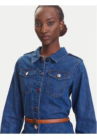 Fracomina Sukienka jeansowa FR25SD4004D417V6 Niebieski Regular Fit. Kolor: niebieski. Materiał: bawełna, syntetyk #2