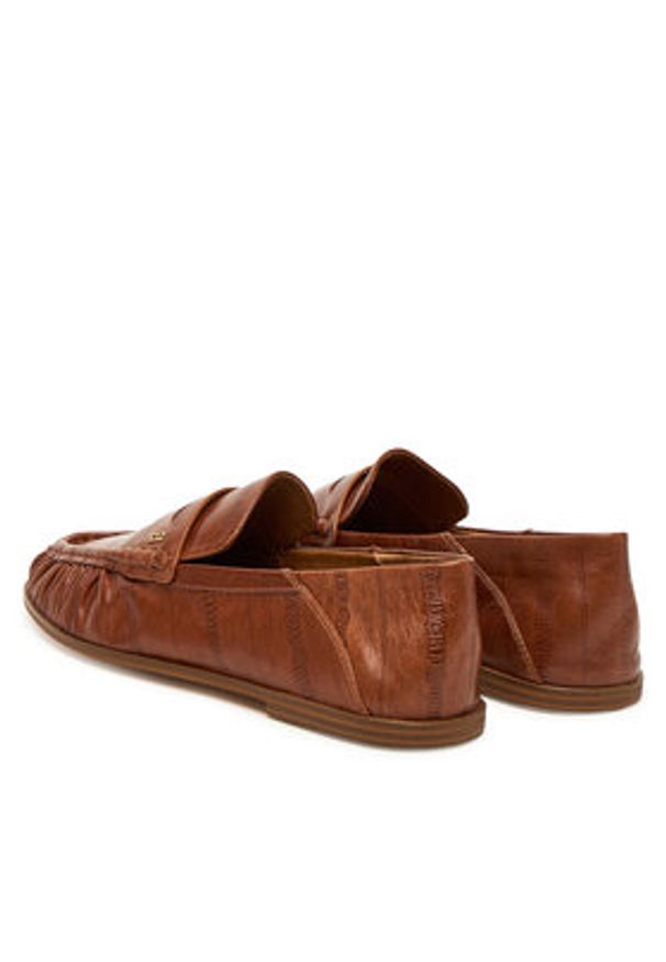 Nokwol Mokasyny Mica Brązowy. Kolor: brązowy. Materiał: skóra