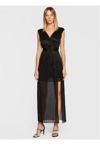 Rinascimento Sukienka wieczorowa CFC0111253003 Czarny Regular Fit. Kolor: czarny. Materiał: syntetyk. Styl: wizytowy