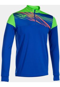 Joma Elite IX Sports SWEATER XL - Oddychający i kolorowy projekt. Kolor: niebieski. Wzór: kolorowy. Sport: bieganie
