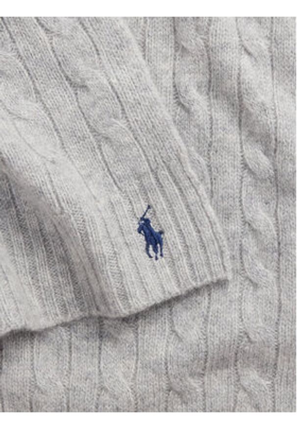 Polo Ralph Lauren Szalik 455956296004 Szary. Kolor: szary. Materiał: materiał, wełna