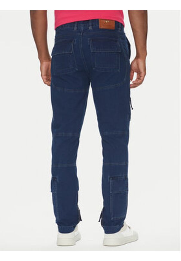 Aeronautica Militare Jeansy 251PA1655CT3507 Granatowy Regular Fit. Kolor: niebieski