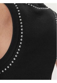 DKNY Top DJ5T1694 Czarny Slim Fit. Kolor: czarny. Materiał: bawełna #2