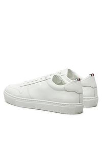 TOMMY HILFIGER - Tommy Hilfiger Sneakersy Premium Corporate FM0FM05299 Biały. Kolor: biały. Materiał: skóra #3