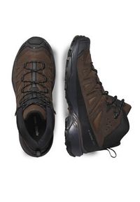 salomon - Salomon Trekkingi X Ultra 360 Leather Mid Gore-Tex L47570900 Brązowy. Kolor: brązowy. Materiał: materiał. Technologia: Gore-Tex. Sport: turystyka piesza