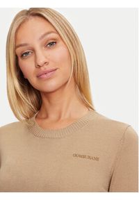 Guess Jeans Kardigan W4BR83 Z3HO2 Brązowy Regular Fit. Kolor: brązowy. Materiał: syntetyk #4