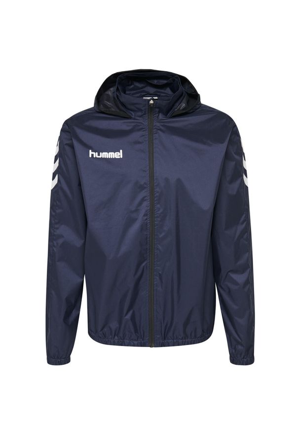 Kurtka ortalionowa sportowa dla dorosłych Hummel Core Spray Jacket. Kolor: niebieski. Sport: piłka ręczna