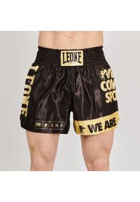 Spodenki treningowe LEONE 1947 DNA Kick-Thai. Kolor: żółty