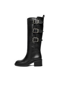 G-Star RAW - G-Star Raw Kozaki EO-GUNES-4772-25 Czarny. Kolor: czarny. Materiał: skóra #4