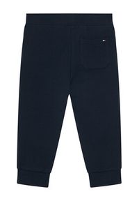 TOMMY HILFIGER - Tommy Hilfiger Dres Monotype KN0KN02162 Niebieski Wide Leg. Kolor: niebieski. Materiał: bawełna #3