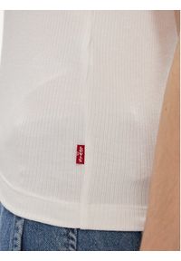 Levi's® Top Dreamy A7326-0001 Biały Slim Fit. Kolor: biały