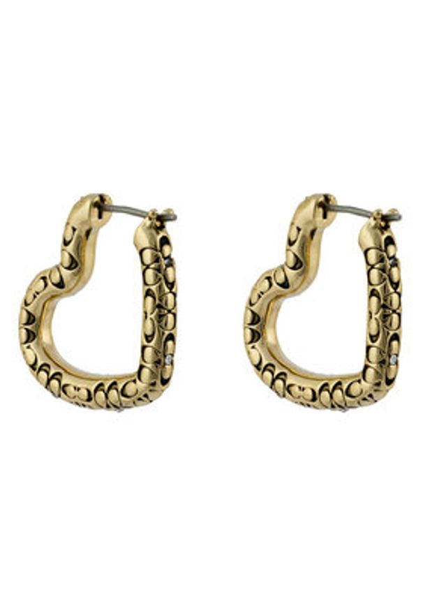 Coach Kolczyki 37460421 Złoty. Materiał: ze stali, ze stali nierdzewnej. Kolor: złoty