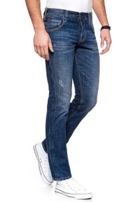 Mustang - JEANSY MĘSKIE MUSTANG Chicago Tapered DENIM BLUE 1006586 5000 984. Stan: podwyższony #10
