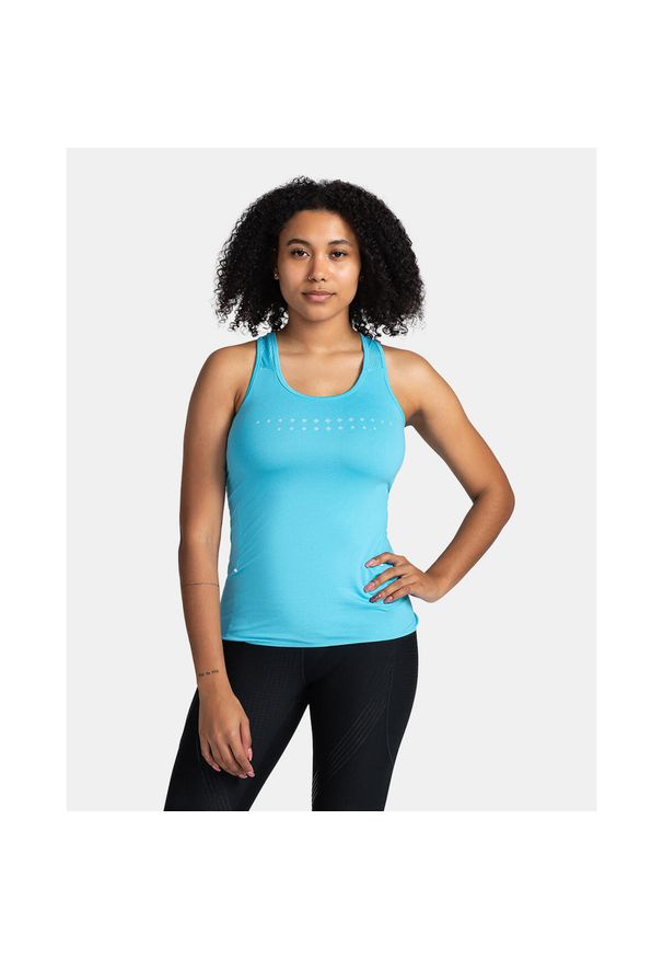 Damski top techniczny Kilpi SIEN-W. Kolor: niebieski. Sport: bieganie