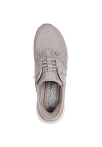 skechers - Adidasy Skechers Glide-step Pro, Kobiety. Kolor: fioletowy. Materiał: materiał. Sport: fitness