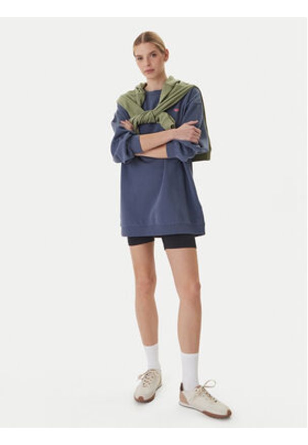 Roxy Bluza Saturday Night Vibes ERJFD03002 Niebieski Relaxed Fit. Kolor: niebieski. Materiał: bawełna